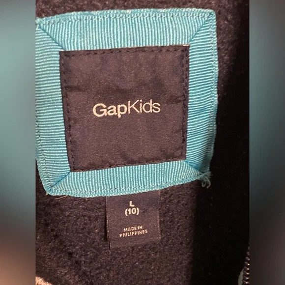 Gap Kids Zip Up Hoodie, Large (10) - Picture 2 of 4